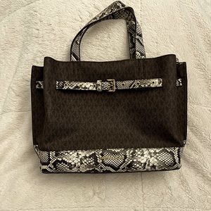 Michael Kors bag. Snake Skin. Very good condition.